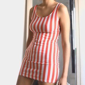 Striped Tank Top Dress
